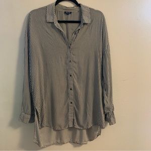 Splendid classic stripe button up